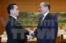 NA chairman receives Lao PM 