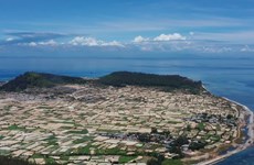 Stunning vista of Ly Son Island