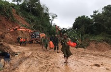Quang Tri:  22 soldiers missing in landslide 