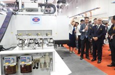 Int’l wood material, woodworking machinery fair opens in Binh Duong