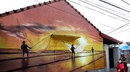Mural village woos more visitors to Quang Binh 