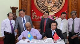 Tien Giang, Palau sign seafood cooperation agreement