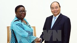 Prime Minister Nguyen Xuan Phuc receives Liberian foreign minister