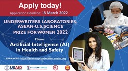 ASEAN-US science prize for women launched