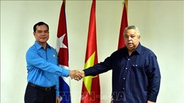 Vietnamese, Cuban trade unions promote traditional relations 