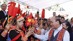 President attends festival of great national unity in Lai Chau