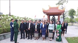 Lao officials visit northern Thai Nguyen province  