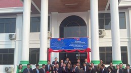 Phu Tho province hands over anti-malaria centre to Lao locality