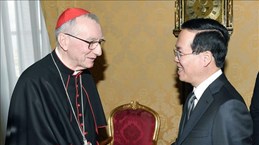 President meets with Secretary of State of Vatican