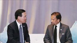 President meets with Brunei’s Sultan in San Francisco