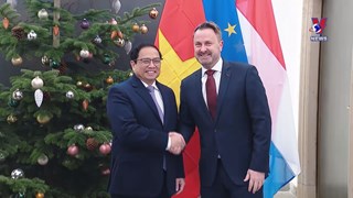 Luxembourg PM welcomes Vietnamese counterpart 