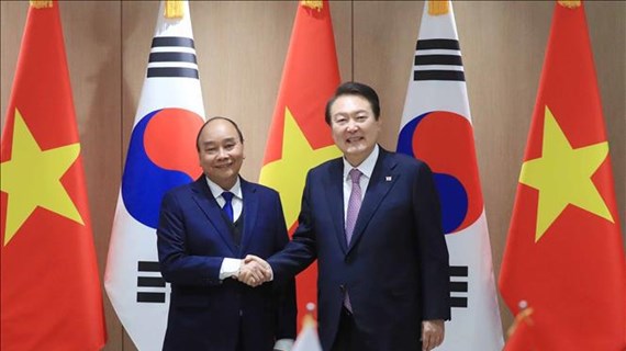 Vietnamese, RoK Presidents hold talks