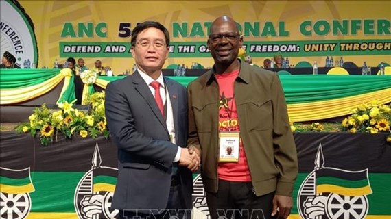 Party delegation attends African National Congress’s national conference