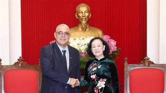 Party official reaffirms Vietnam’s solidarity with Cuba