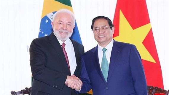 Vietnamese PM, Brazilian President discuss measures for augmenting ties