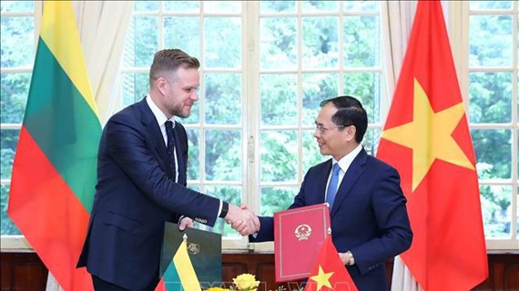 Vietnamese, Lithuanian FMs hold talks