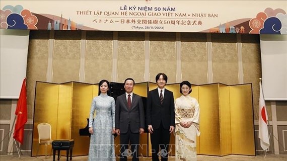 President attends ceremony marking 50 years of Vietnam-Japan diplomatic ties