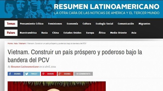 Argentine newspaper publishes Party leader’s article
