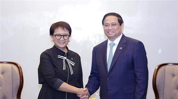 Prime Minister hosts Indonesian Foreign Minister