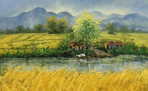 Paintings depict beauty of life hinh anh 1