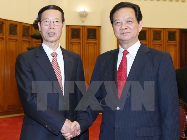 Prime Minister welcomes Chinese Vice Premier hinh anh 1