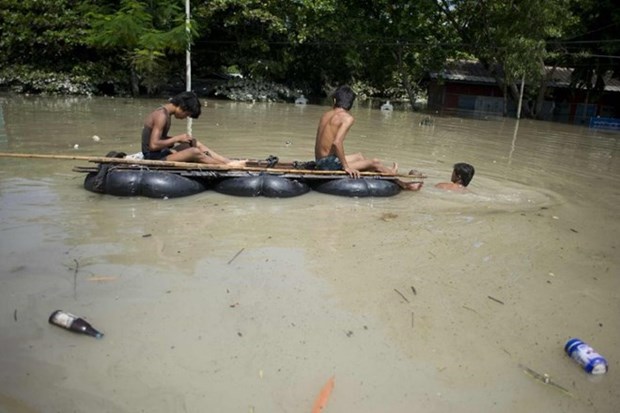 ASEAN chief conveys sympathy over Myanmar flooding hinh anh 1