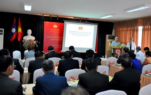 Front work course opened for Lao staff hinh anh 1