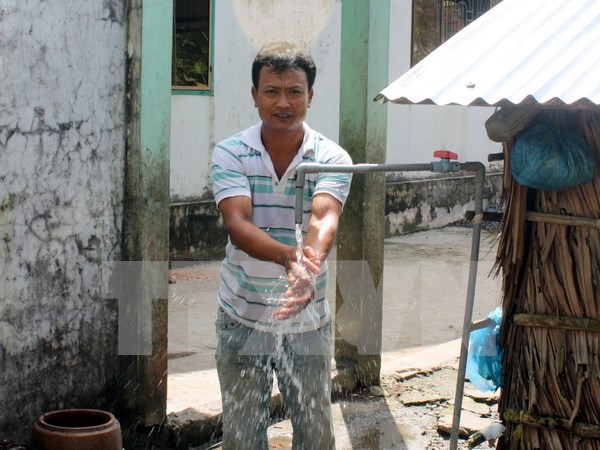 Ben Tre: Over 86 pct of rural households access clean water hinh anh 1