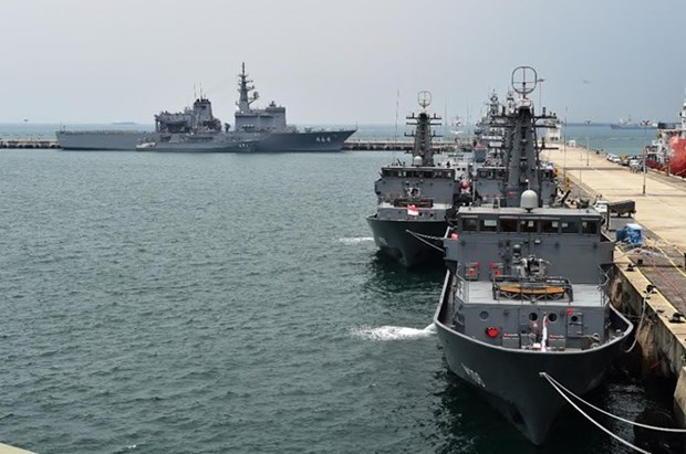 Joint naval exercise takes place in Singapore hinh anh 1