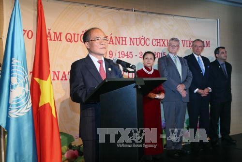 Vietnam holds National Day banquet at UN headquarters hinh anh 1