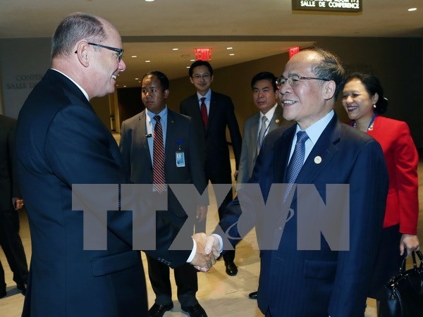 Vietnam to promote ties with Sweden, the UN hinh anh 1