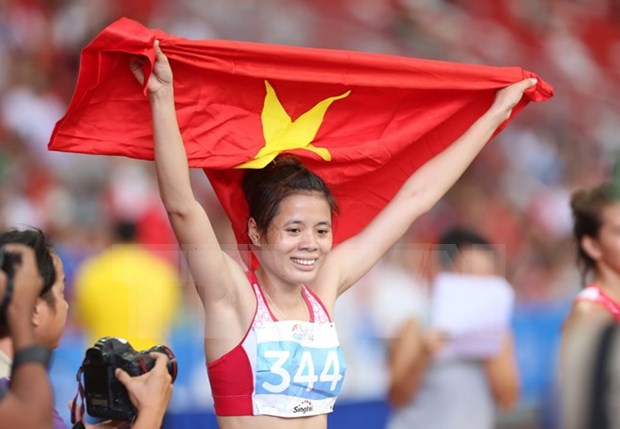 Vietnam dominates international athletics tournament in HCM City hinh anh 1