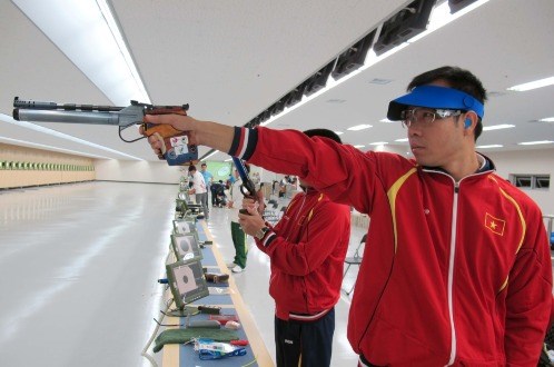 Vietnam wins another Asia shooting bronze hinh anh 1