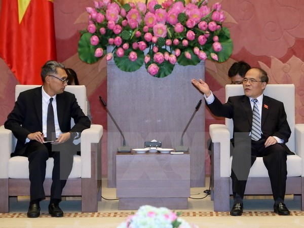 NA Chairman receives World Bank officials hinh anh 1