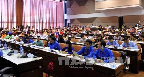 Vietnam attends world youth congress in Cuba hinh anh 1