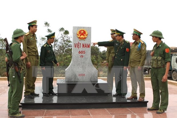 Vietnam-Laos border marker increase, upgrade completed hinh anh 1
