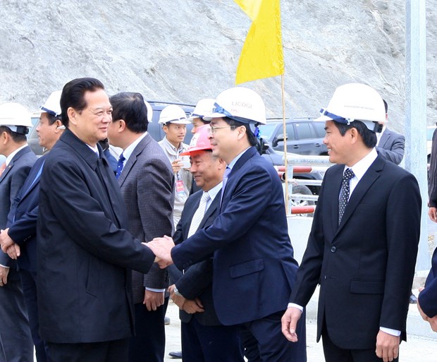 First Lai Chau hydropower turbine’s operation celebrated hinh anh 1