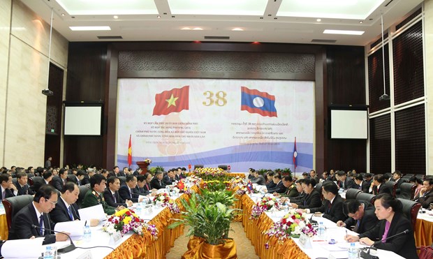 Vietnam-Laos intergovernmental committee holds 38th meeting hinh anh 1