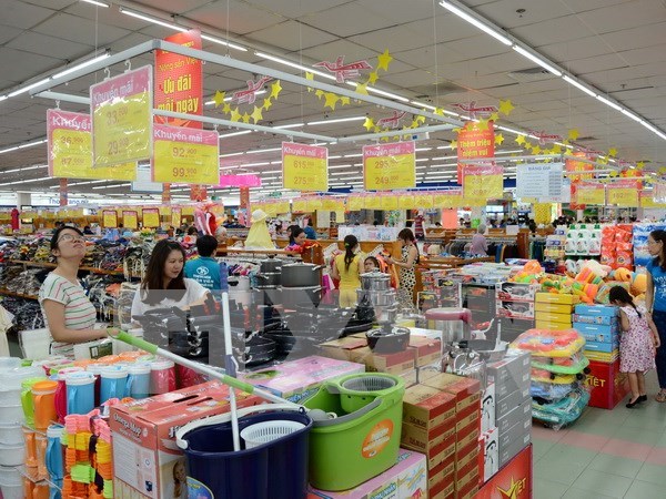 Purchasing power highly increases at supermarkets hinh anh 1