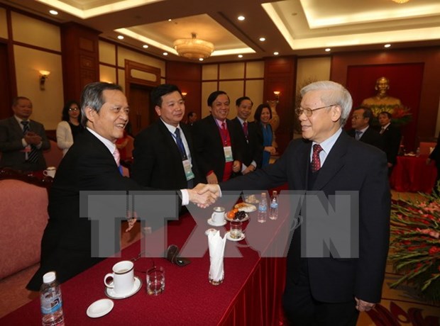 Party General Secretary welcomes Overseas Vietnamese hinh anh 1