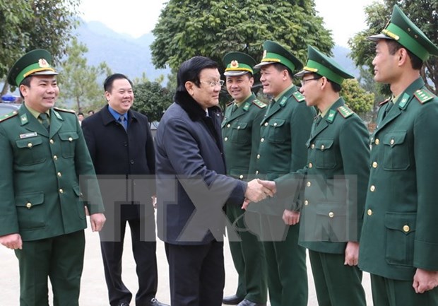President continues tour of northern mountainous provinces hinh anh 1