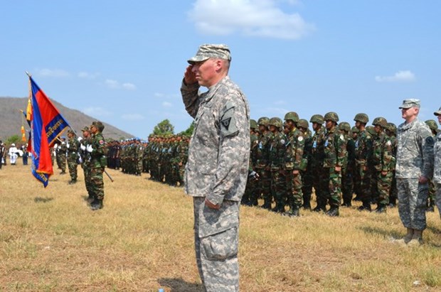 Cambodia, US begin joint military exercise hinh anh 1