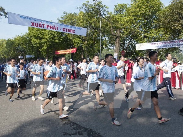 Olympic Day Run launched on Ly Son island hinh anh 1