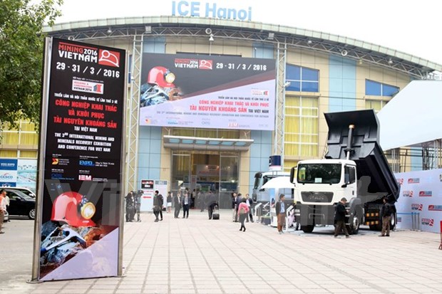 Int’l mining exhibition opens in Hanoi hinh anh 1