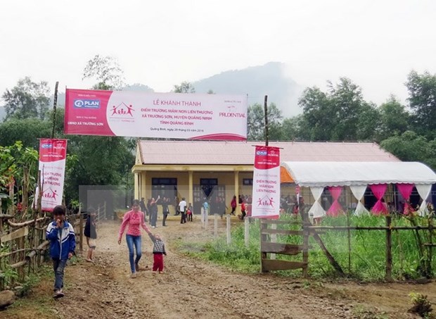 Quang Binh: New pre-school opened in impoverished commune hinh anh 1