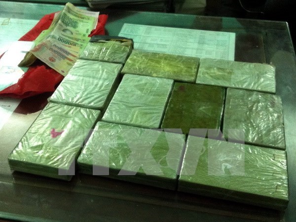 Drug trafficker caught with 3.5kg of heroin at Vietnamese-Lao border hinh anh 1