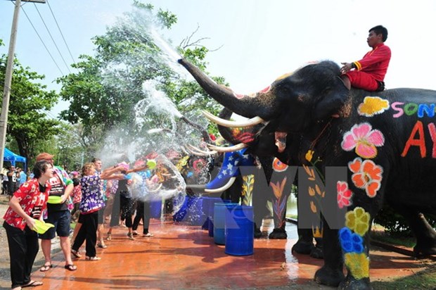 Thailand beefs up security ahead of water festival hinh anh 1