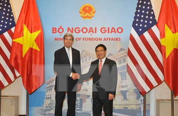 Vietnam, US’s top diplomats hold talks in Hanoi hinh anh 1