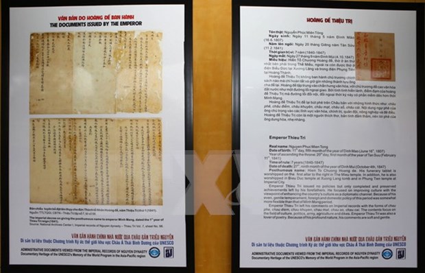 Nguyen Dynasty’s royal documents’ value to be promoted hinh anh 1