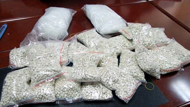 Cambodia, Myanmar destroy large volume of drugs hinh anh 1